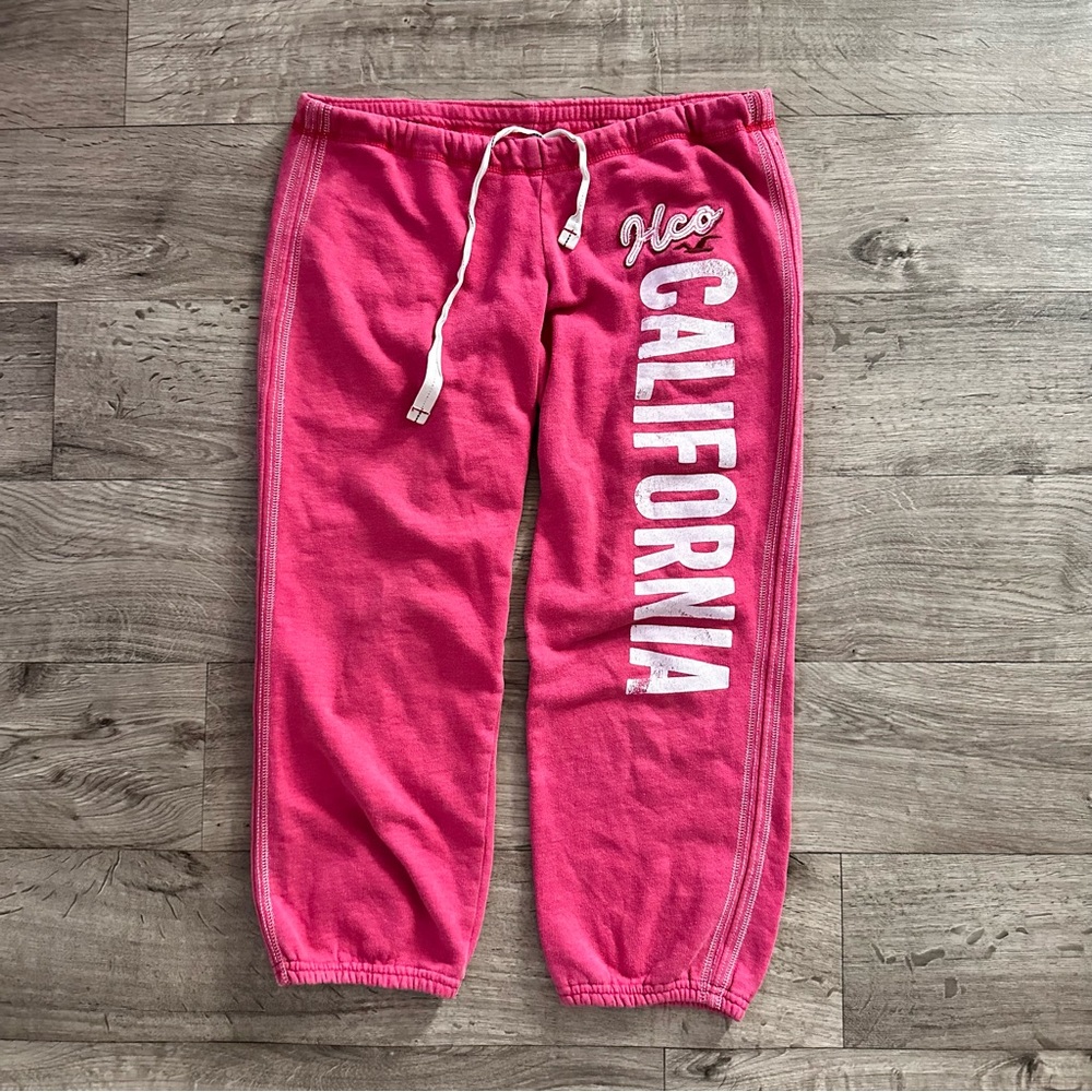 Hollister Pink Capri Sweatpants